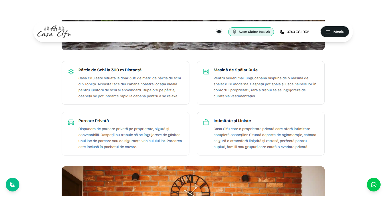 Direct booking experience and mobile-optimized availability checker